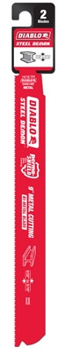 Steel Demon Reciprocating Blade, 14/18 TPI, 9-In., 2-Pk.