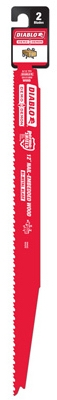 Demo Demon Reciprocating Saw Blade, 6/12 TPI, 12-In., 2-Pk.