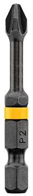 Impact-Ready #2 Phillips Bit Tip, 2-In., 5-Pk.