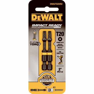 T20 Impact-Ready Power Bit, 2-In.