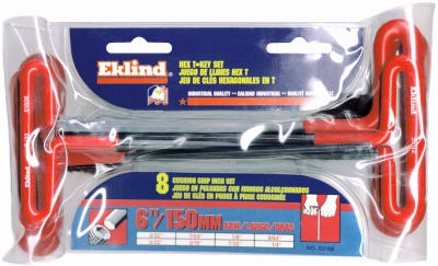 8-Piece T-Handle Hex Key Set