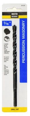 Percussion Masonry Drill Bit, 5/16 x 6-In.