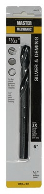 17/32 x 6-Inch Silver & Deming Drill Bit