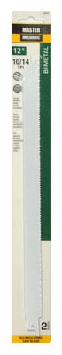 2-Pack 12-Inch 10/14-TPI Bi-Metal/Cobalt Reciprocating Saw Blade