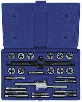 Fractional Tap & Hex Die Set, 24-Pc.