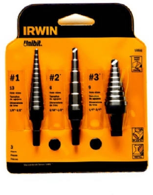 3-Piece Unibit Drill Set