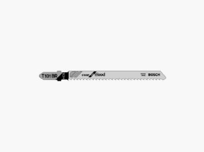 5-Pack 4-Inch 10-TPI High Carbide Steel T-Shank Jigsaw Blade