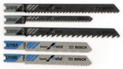 5-Pack Assorted Universal Shank Jigsaw Blades