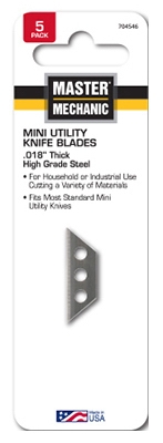 Mini Utility Knife Blades, 5-Pk.