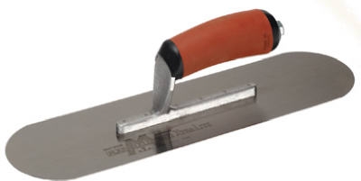 Pool Trowel, Flexible Steel Blade, 14 x 4-In.,  DuraSoft Handle