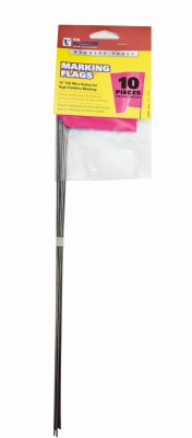 Glo Pink Stake Flag 10pk
