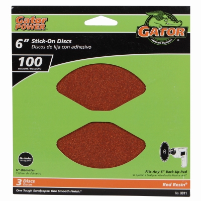 3PK 6 inch100G AO Sand Disc