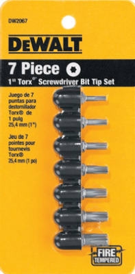Torx Bit Tip Set, 7-Piece