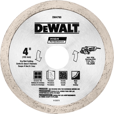 Diamond Matrix Tile Blade, 4-In. x .060-In.