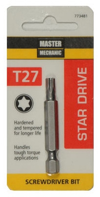Master Mechanic Torx 27 2-Inch Screwdriver Bit