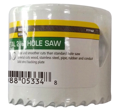 2-1/8-Inch Bi-Metal Hole Saw