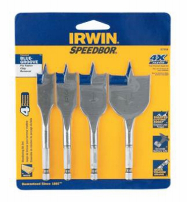 Wood Boring Bit Set, 4-Pc.
