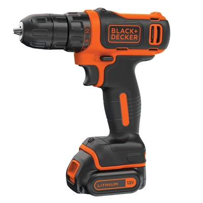 Cordless Drill/Driver, 12-Volt, Lithium-Ion