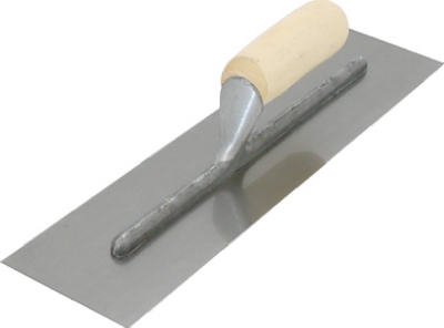 Finishing Trowel, Curved Handle & Stainless Steel Blade, 11 x 4.5-In.