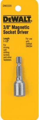 Magnetic Hex Socket Driver, 3/8 x 1-7/16 In.