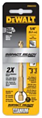 Titanium Impact Drill Bit, 9/64-In.