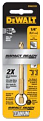 Titanium Impact Drill Bit, 3/8-In.