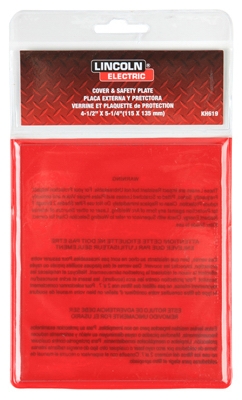 Welding Helmet Replacement Lens, Clear, 4.5 x 5.25-In.