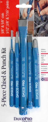 Punch/Chisel Kit, 5-Pc.