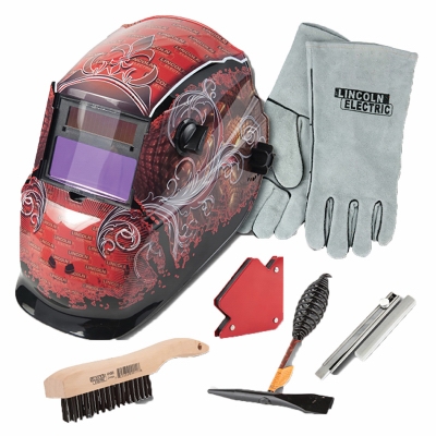 Auto-Darkening Welding Helmet Kit
