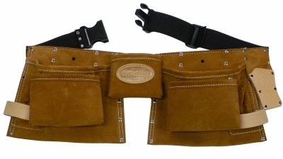 Suede Carpenters Apron, 11-Pocket