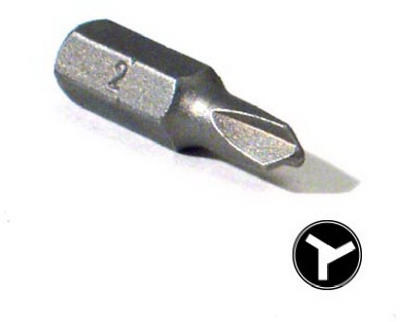 #2 Triple-Y 1-Inch Insert Bit