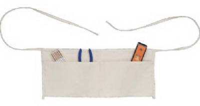 Tool Apron, 2-Pocket, Cotton Canvas