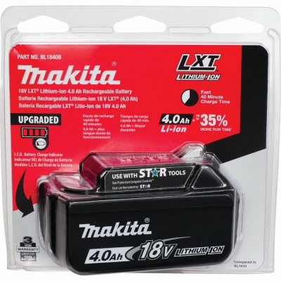 18 LXT Lithium-Ion 4.0AH Battery