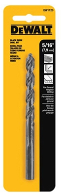 5/16-In. Black Oxide Drill Bit