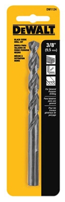 3/8-In. Black Oxide Drill Bit