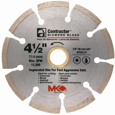 4-1/2 inch Segmented Rim Blade