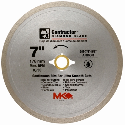 7 inch Continuous Rim Blade