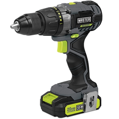 Compact Cordless Drill Kit, 20-Volt Lithium-Ion, 1/2-In.