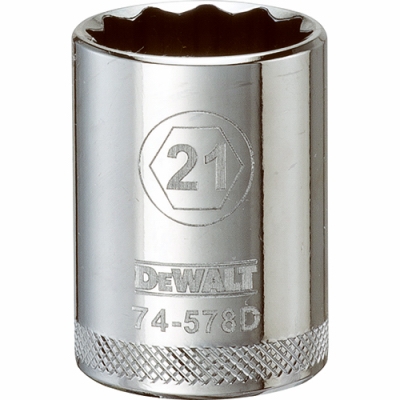 1/2 inchDR 21mm 12PT Socket