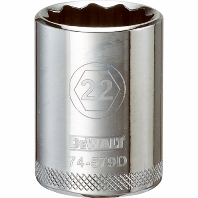 1/2 inchDR 22mm 12PT Socket