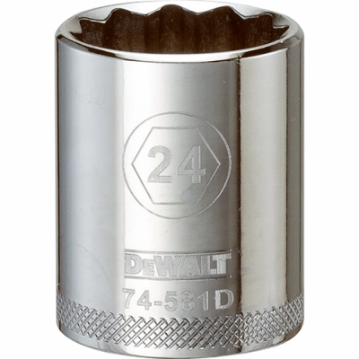 1/2 inchDR 24mm 12PT Socket