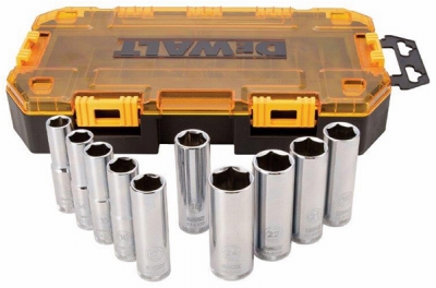 Tough Box Tool Kit, MM 1/2 inch Drive Deep Socket Set