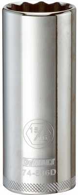 12PT 1/2IN Drive Deep Socket 5/16 inch