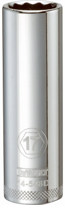 12PT 1/2IN Drive Deep Socket 17MM