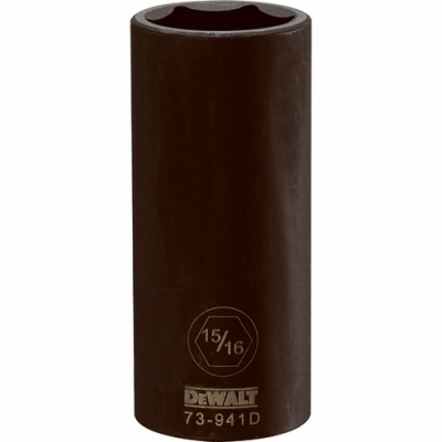 6PT 1/2'' Drive Deep Impact Socket 5/16 inch SAE