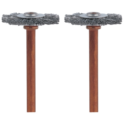 Stainless Steel Brush, 3/4-In., 2-Pk.