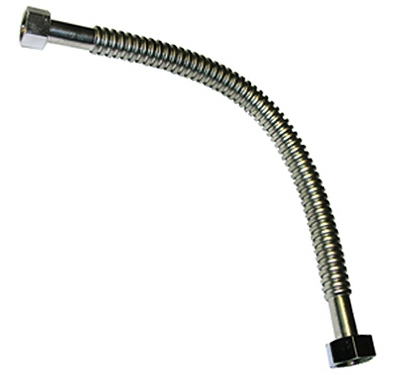 Magna Flex Instant Water Heater Connector, Stainless Steel, 1 x 1 x 18-In.