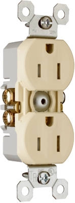 15A Ivory Tamper-Resistant Receptacle
