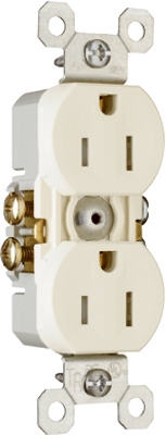 15A Light Almond Tamper-Resistant Receptacle