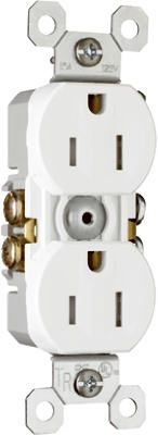 15A White Tamper-Resistant Receptacle